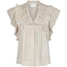 Neo Noir Jayla S Voile Top Ivory