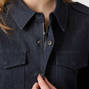 Neo Noir Jaynor Denim Jacket Dark Blue