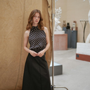 Neo Noir Jos Dot Top Black