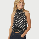 Neo Noir Jos Dot Top Black