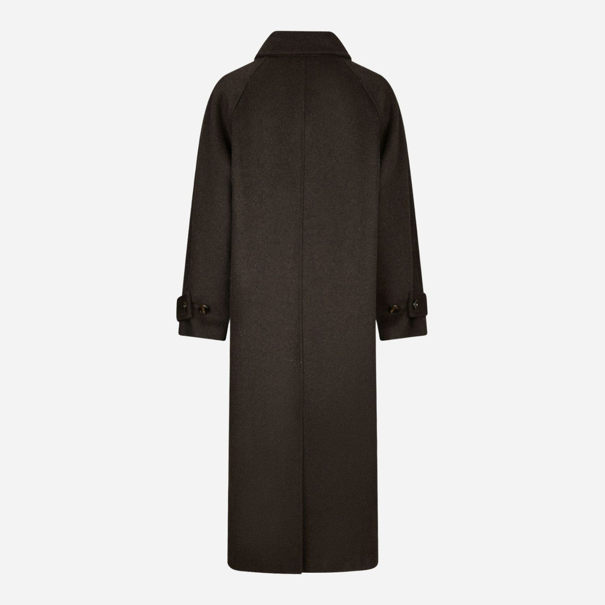 Neo Noir Keaton Wool Coat Chocolate Brown