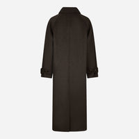Neo Noir Keaton Wool Coat Chocolate Brown