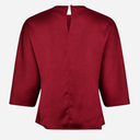 Neo Noir Liora Heavy Sateen Blouse Dark Red