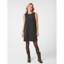 Neo Noir Livo Spencer Denim Dress Black - J BY J Fashion