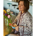 Neo Noir Lottie Blush Quilt Jacket Bordeaux/Rosa