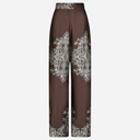 Neo Noir Lunet Paisley Border Pants Dark Brown