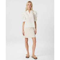 Neo Noir Lunna Linen Skirt Natural