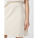 Neo Noir Lunna Linen Skirt Natural