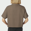 Neo Noir Madicken Structure Blouse Taupe