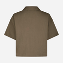 Neo Noir Madicken Structure Blouse Taupe