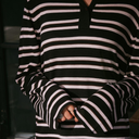 Neo Noir Mala Polo Knit Blouse Dark Brown