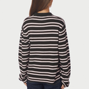 Neo Noir Mala Polo Knit Blouse Dark Brown