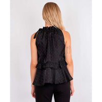 Neo Noir Margy Bedazzled Top Sort