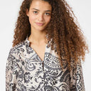 Neo Noir Massima Deco Paisley Blouse Creme