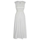 Neo Noir Myrna Dot Dress White
