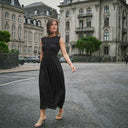 Neo Noir Myrna S Voile Dress Black