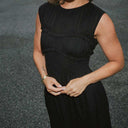 Neo Noir Myrna S Voile Dress Black