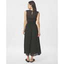 Neo Noir Myrna S Voile Dress Black