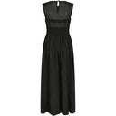 Neo Noir Myrna S Voile Dress Black