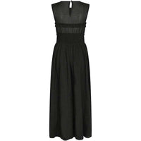 Neo Noir Myrna S Voile Dress Black