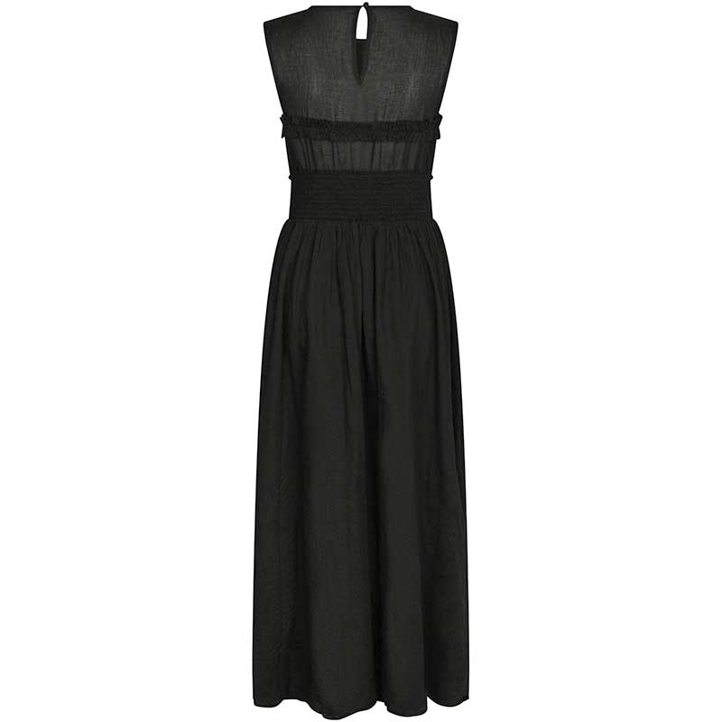 Neo Noir Myrna S Voile Dress Black