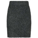 Neo Noir Naria Fluffy Knit Skirt Antracit