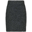 Neo Noir Naria Fluffy Knit Skirt Antracit