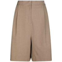 Neo Noir Nika Structure Bermuda Shorts Dark Taupe
