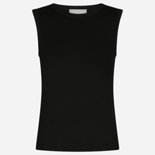 Neo Noir Nimbi Fine Rib Top Black