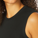 Neo Noir Nimbi Fine Rib Top Black