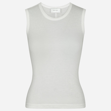 Neo Noir Nimbi Fine Rib Top White