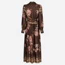 Neo Noir Nova Botanical Border Dress Black