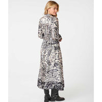 Neo Noir Nova Deco Paisley Dress Creme