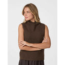 Neo Noir Odelia Knit Top Brown Melange