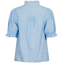 Neo Noir Odesa Linen Blouse Lyseblå - J BY J Fashion