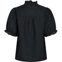 Neo Noir Odesa Linen Blouse Navy