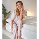 Neo Noir Odesa Linen Blouse Rose Smoke