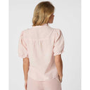 Neo Noir Odesa Linen Blouse Rose Smoke