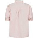 Neo Noir Odesa Linen Blouse Rose Smoke