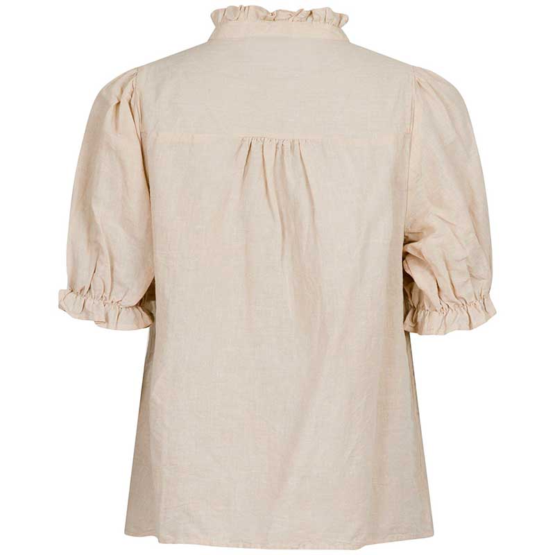 Neo Noir Odesa Linen Blouse Sand - J BY J Fashion