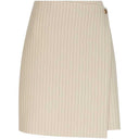 Neo Noir Petrani Pinstriped Skirt Sand