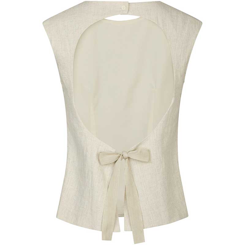 Neo Noir Raffi Ramie Top Natural