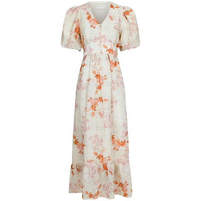 Neo Noir Rilana Airy Floral Dress Off White