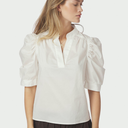Neo Noir Roella Poplin Blouse White