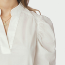 Neo Noir Roella Poplin Blouse White