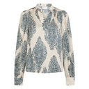 Neo Noir Rosslyn Paisley Drop Blouse Creme