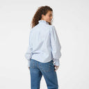 Neo Noir Salma Stripe Blouse Light Blue