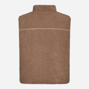 Neo Noir Scout Teddy Waistcoat Taupe - J BY J Fashion