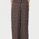 Neo Noir Sebba Big Dot Pants Dark Brown - J BY J Fashion