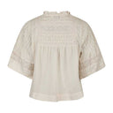 Neo Noir Siama S Voile Blouse Ivory